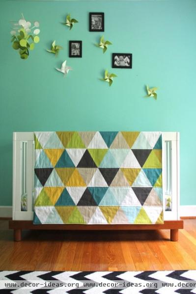 contemporary baby bedding by Etsy