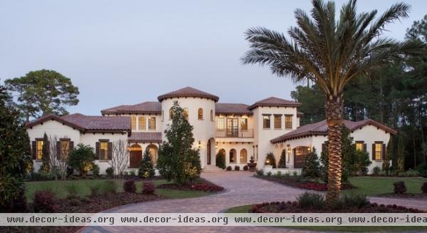 mediterranean exterior by Jorge Ulibarri Custom Homes