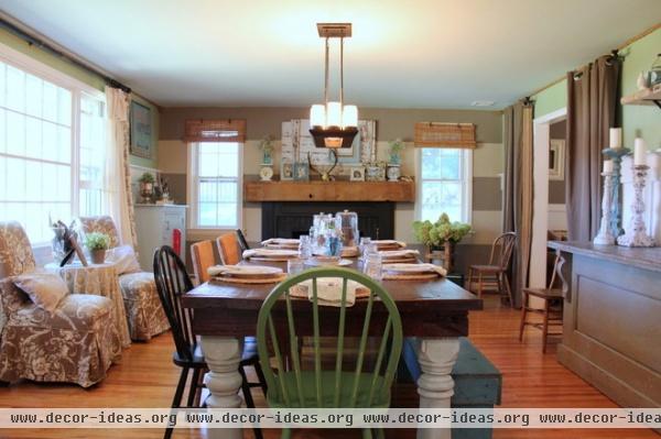 farmhouse dining room by Sara Bates