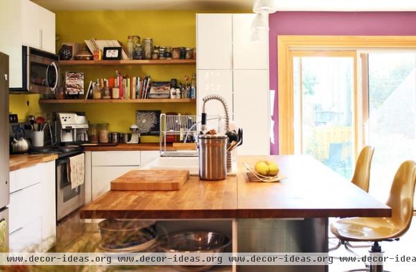 eclectic kitchen by Laura Garner