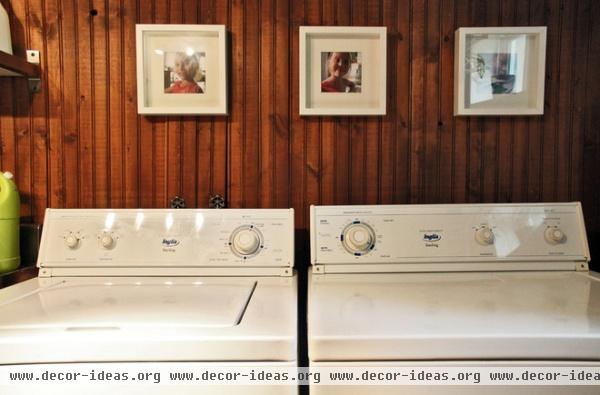 eclectic laundry room by Laura Garner