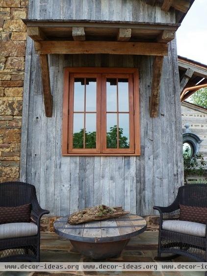 rustic entry by DK Design