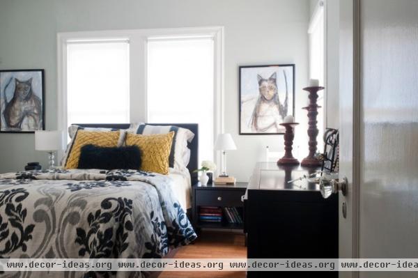 contemporary bedroom by Angela Flournoy