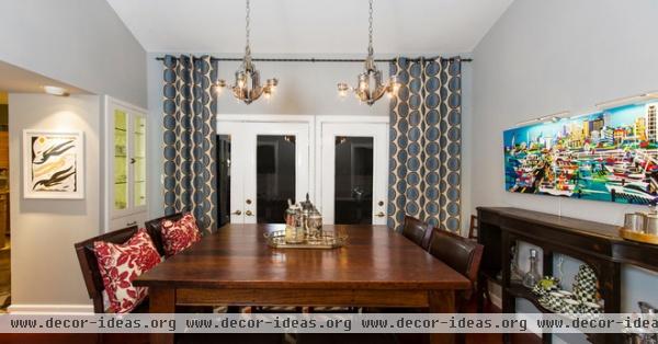 traditional dining room by Allison Jaffe Interior Design