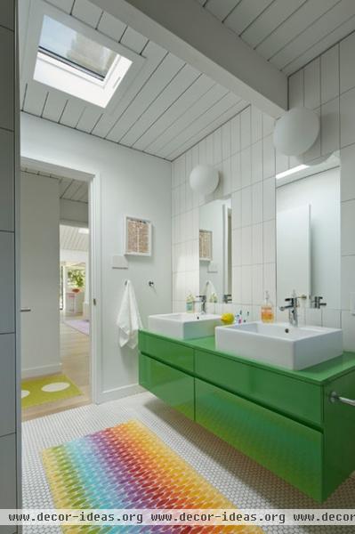 midcentury bathroom by Flegel's Construction Co., Inc.