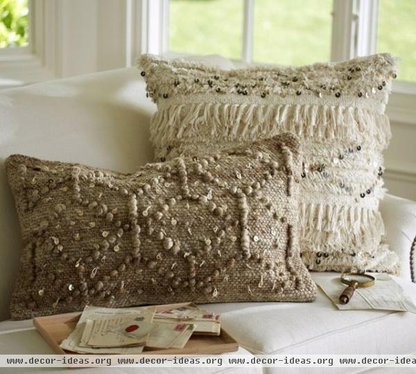 eclectic pillows by Pottery Barn