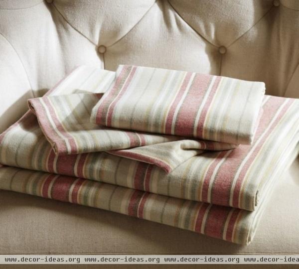 traditional sheets by Pottery Barn