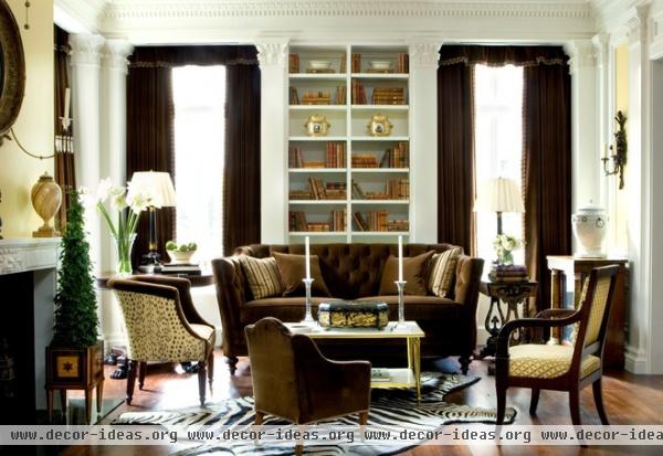 traditional living room by Malone Construction Company