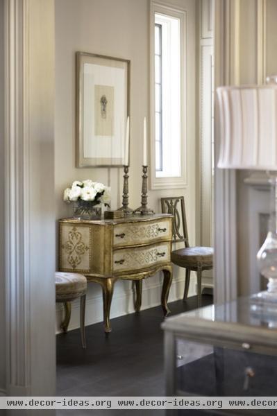 transitional hall by Linda McDougald Design | Postcard from Paris Home