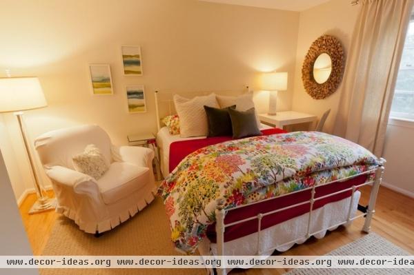 eclectic bedroom by Kirsten Anthony Design Group