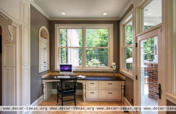 traditional home office by Mosby Building Arts