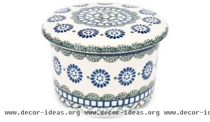 traditional food containers and storage by Blue Rose Pottery