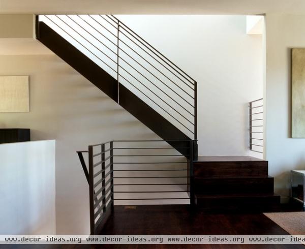 modern staircase by Cary Bernstein Architect