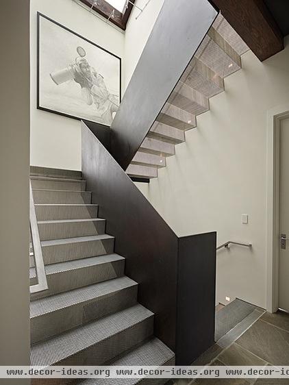 modern staircase by DeForest Architects