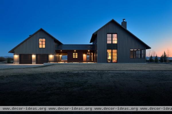 farmhouse exterior by Koch Architects, Inc.  Joanne Koch