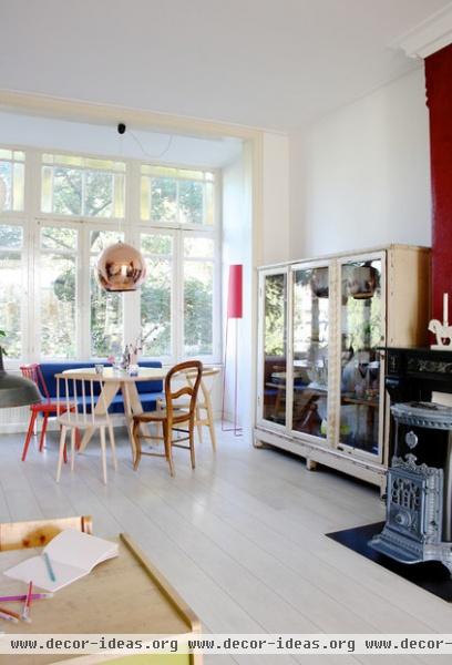 eclectic dining room by Holly Marder