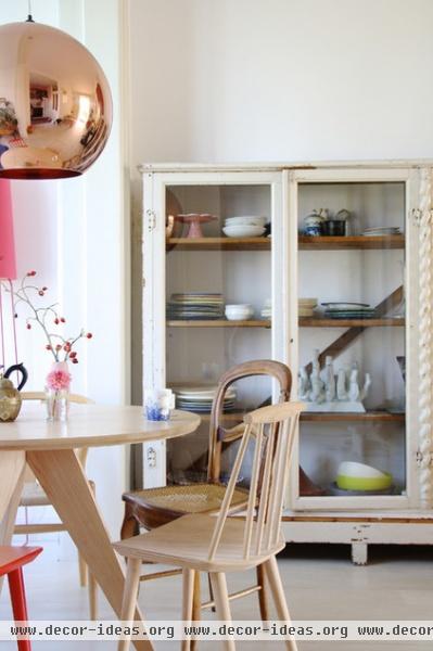 eclectic dining room by Holly Marder