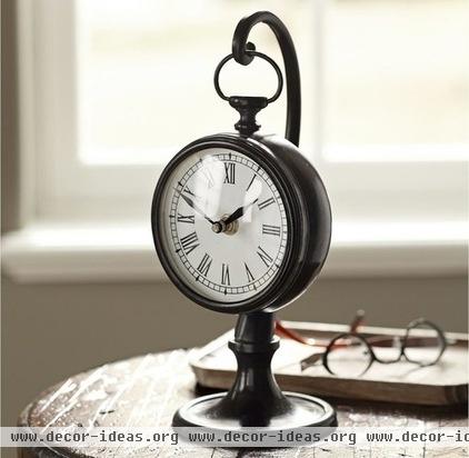 traditional clocks by Pottery Barn