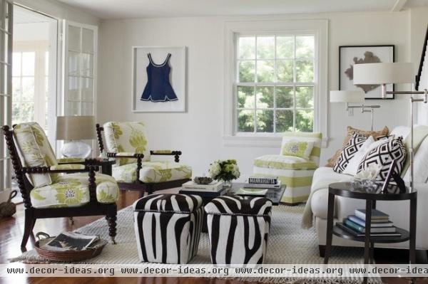 eclectic living room by Kate Jackson Design