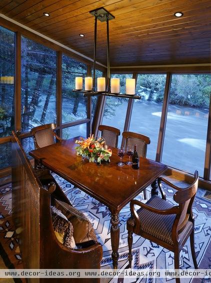 contemporary dining room by David Johnston Architects