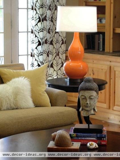 eclectic family room by Rebekkah Davies Interiors + Design