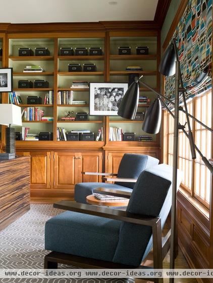 contemporary home office by S. B. Long Interiors