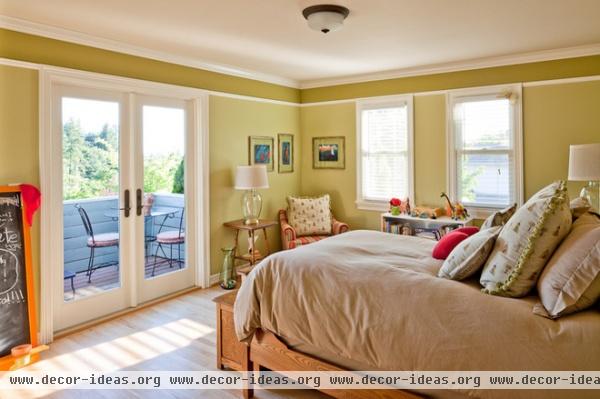 traditional bedroom by The Works