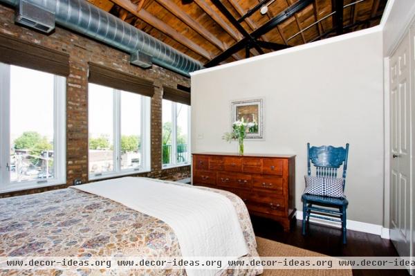 industrial bedroom Madison Street Loft