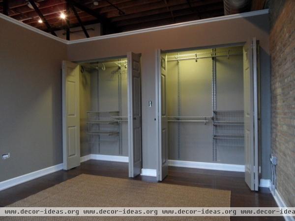 industrial closet Madison Street Loft