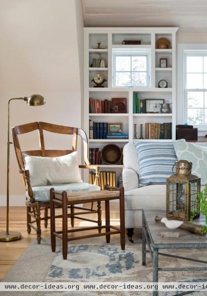 traditional family room by Kate Jackson Design