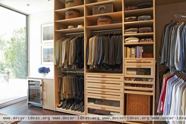 contemporary closet by Lisa Adams, LA Closet Design