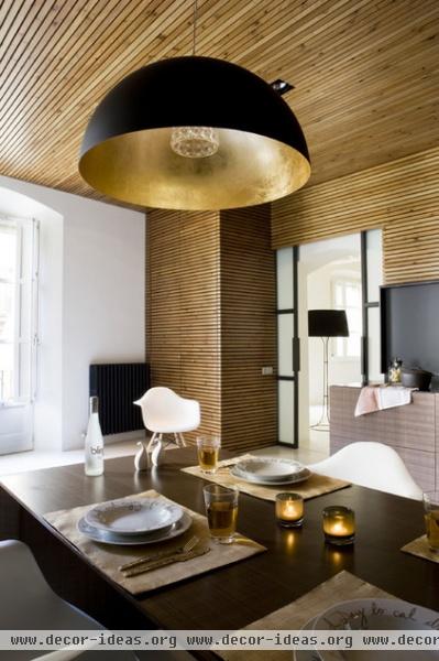 contemporary dining room by YLAB Arquitectos