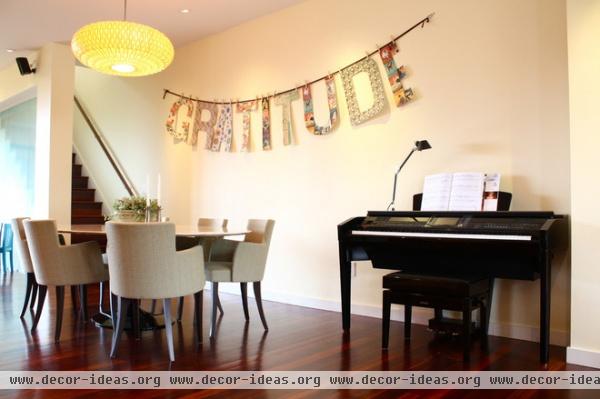 contemporary dining room by Shannon Malone