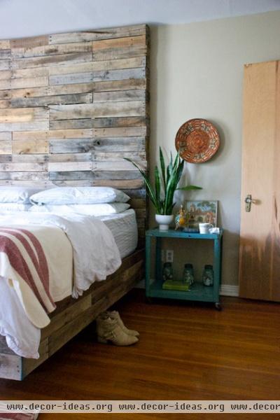 eclectic bedroom by Hilary Walker