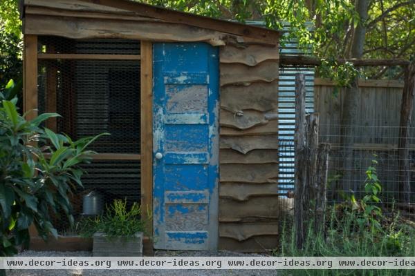 eclectic garage and shed by Hilary Walker