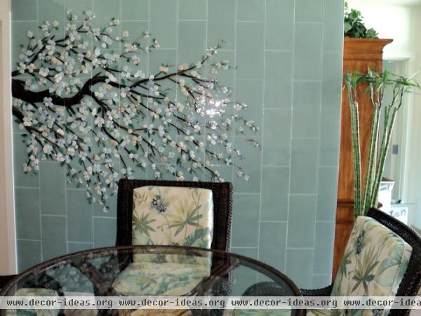 traditional dining room by Designer Glass Mosaics