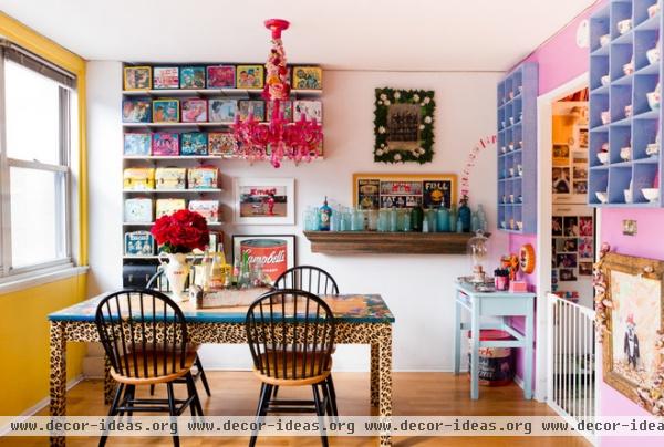 eclectic dining room by Rikki Snyder