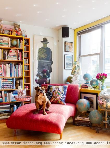 eclectic living room by Rikki Snyder