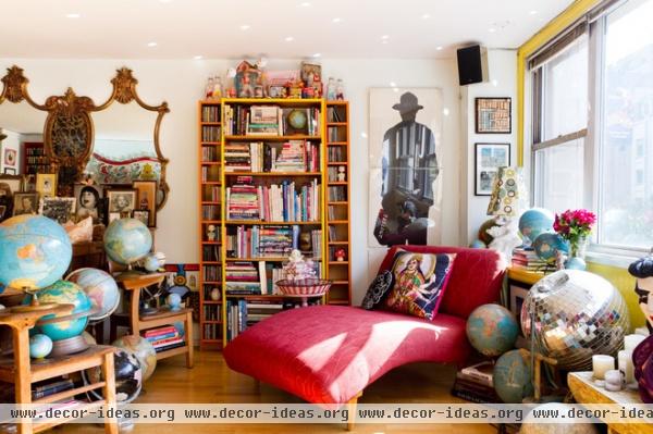 eclectic living room by Rikki Snyder