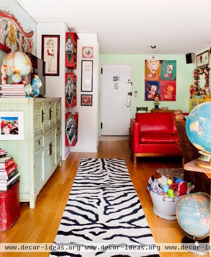 eclectic family room by Rikki Snyder