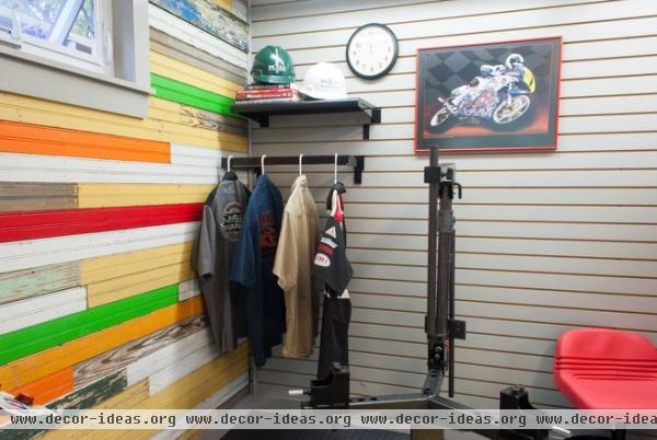 traditional garage and shed by Angela Flournoy