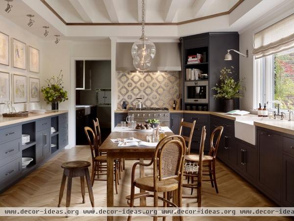 transitional kitchen by Jute Interior Design