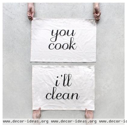 contemporary dishtowels by Etsy