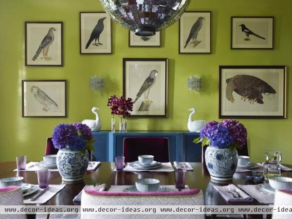 contemporary dining room by Vendome Press