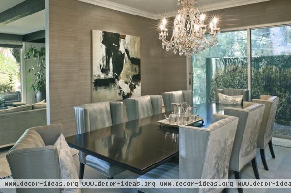 contemporary dining room by Dayna Katlin Interiors