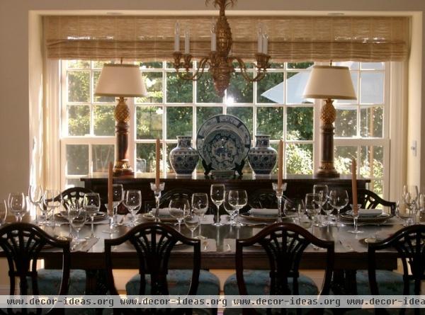 traditional dining room by Kathleen Burke Design