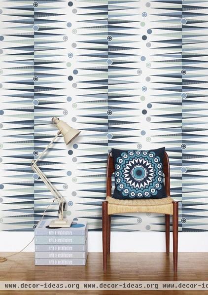 eclectic wallpaper by Mini Moderns