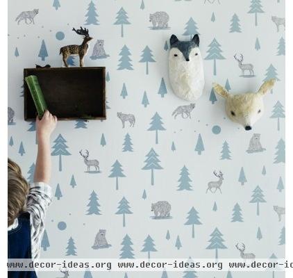 contemporary wallpaper by Hibou Home