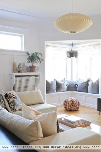 eclectic living room by A Good Chick To Know