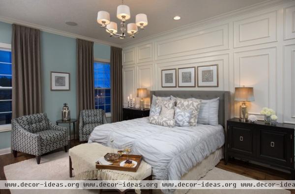 transitional bedroom by Mary Cook